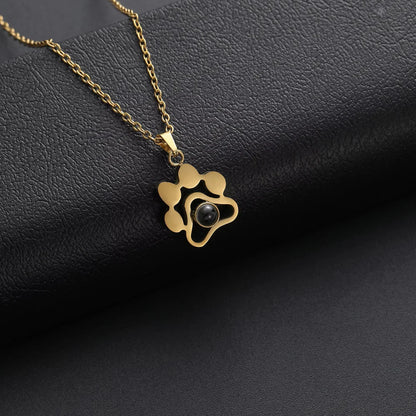 Paw Memory Necklace